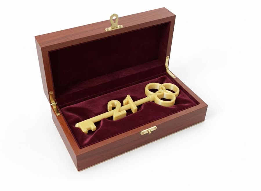 Ceremonial key, designed from a reference picture
