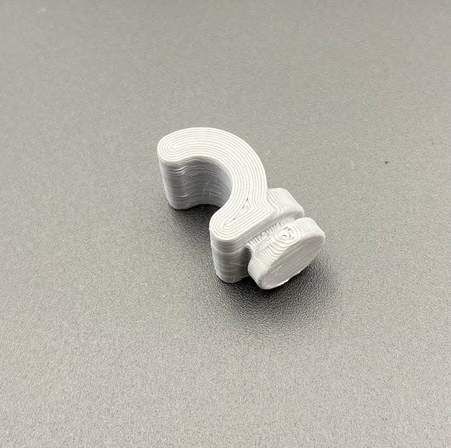 Hook for Jobmate Shelf Units, 3D printed in New Zealand
