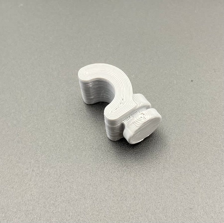 Hook for Jobmate Shelf Units, 3D printed in New Zealand
